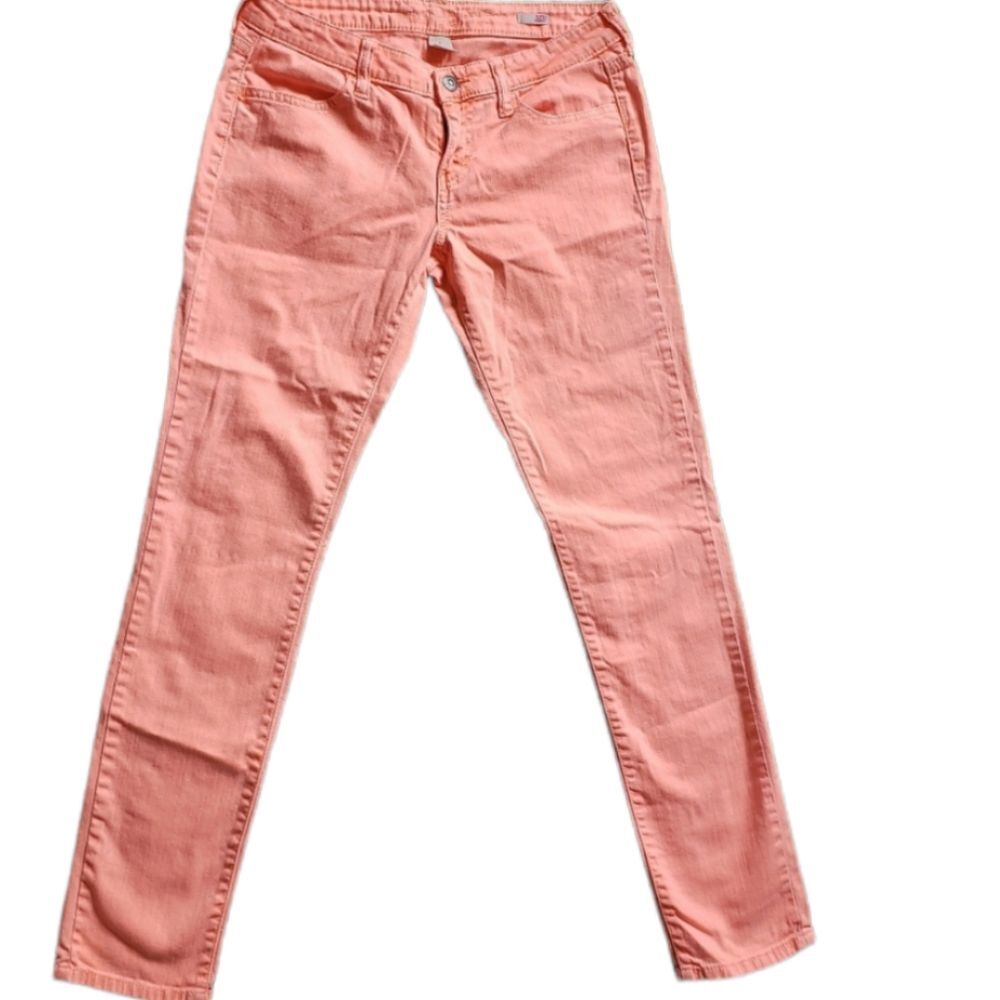 Arizona Jeans 'Florescent' Orange Skinny Jeans - 7